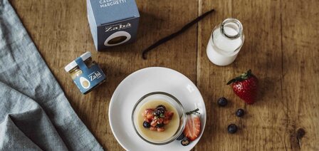 Panna Cotta con Crema allo Zabaione